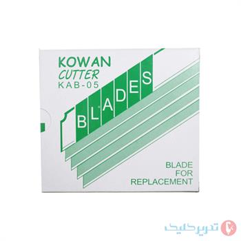 تیغ یدک کاتر یا موکت بر سایز بزرگ بسته 10 عددی KCWON طرح کره