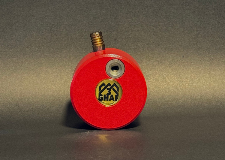 قفل کتابی گرد سه قاف قرمز 3Ghaf 70mm
