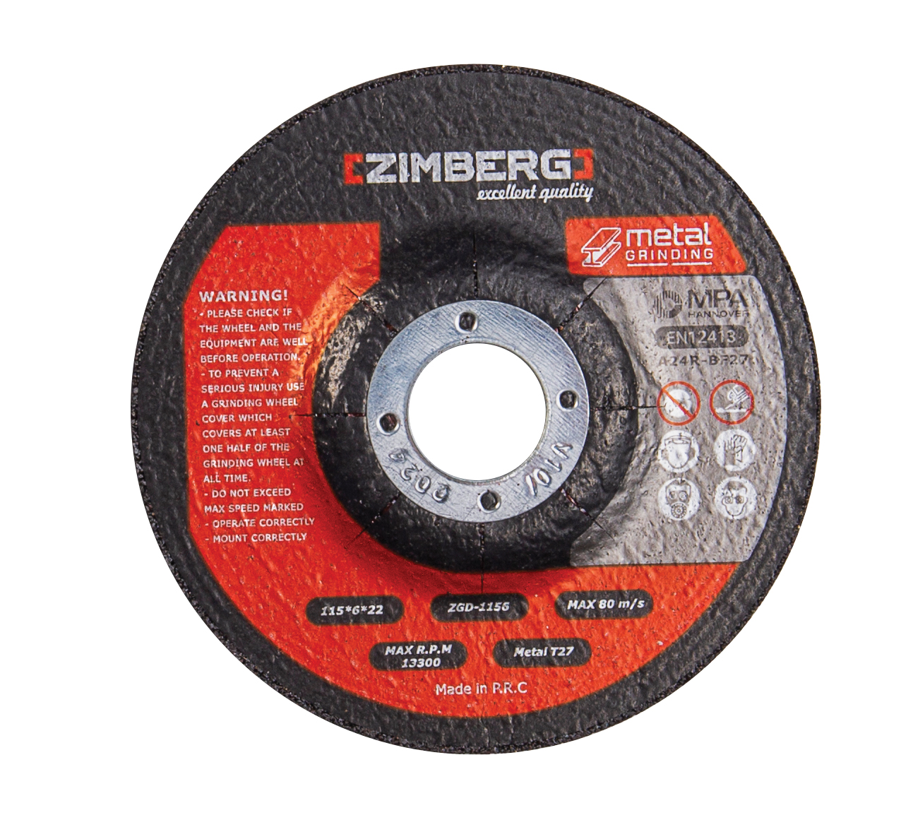 سنگ مینی برش آهن 115 میلیمتر ZCD-1153