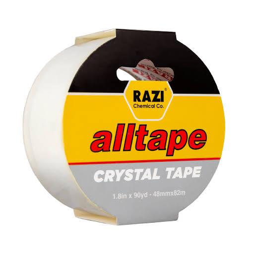 چسب 5 سانتی متر 90 یارد شفاف all tape رازی